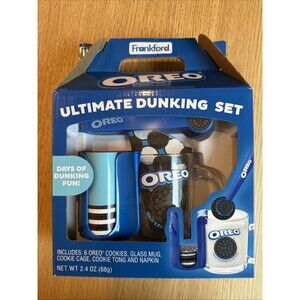 Frankford Oreo Ultimate Dunking Set W/ Mug, Cage, Napkin And Tongs (no Cookies)